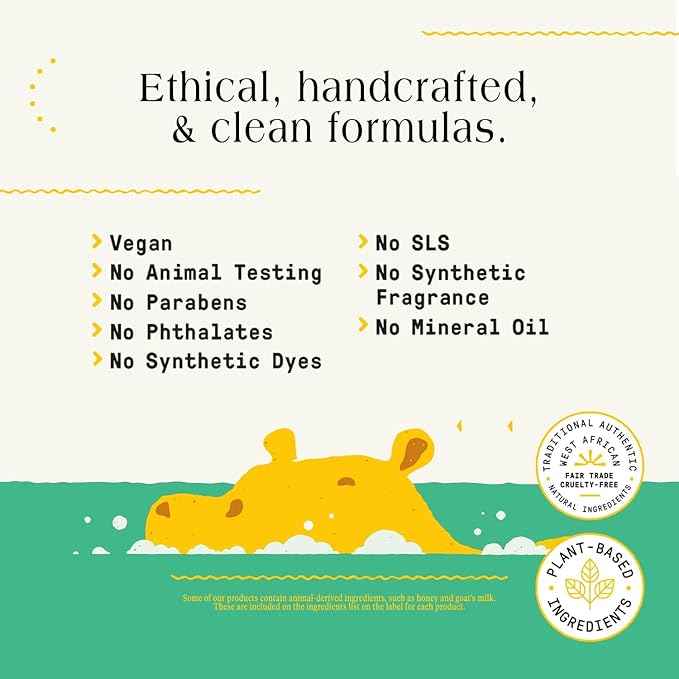 Alaffia Babies & Kids Bubble Bath, Eucalyptus Mint, Pump Included – Gentle Cleanser with Raw Shea Butter and Lemon Balm, 32 Fl Oz