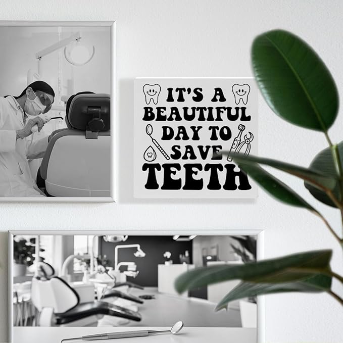 Dentist Gifts for Women Men Doctor, Gifts for Dentists Dental Assistant Student, Dental School Graduation Hygienist Gifts, Dental Decorations for Office Room Desk, Dental Office Decor, Save Teeth