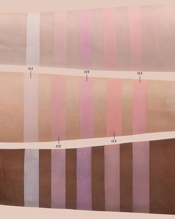 Flower Knows Swan Ballet Embossed Blush,Pink Matte Finish,Buildable & Blendable Powder Blush for cheeks,Natural Flush for All Skin Tones(02 Romanticism,5g)