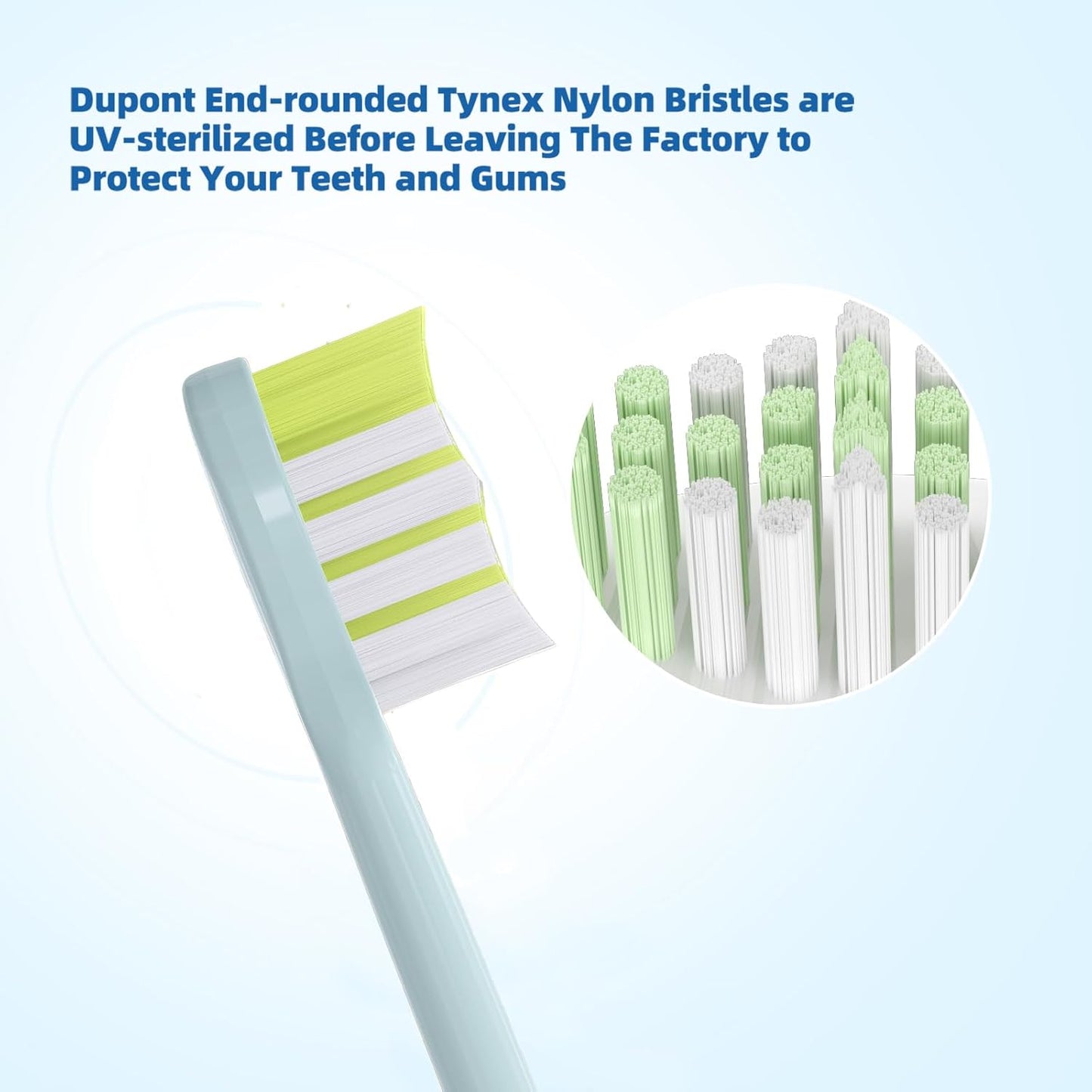 One Series Replacement Toothbrush Heads Pisonicleara Compatible with sonicare Philips One Series BH1022/03 HY1100/02 HY1102 (8-pc) Battery Brush, Mango Snow White Travel Refill (one-Mint)