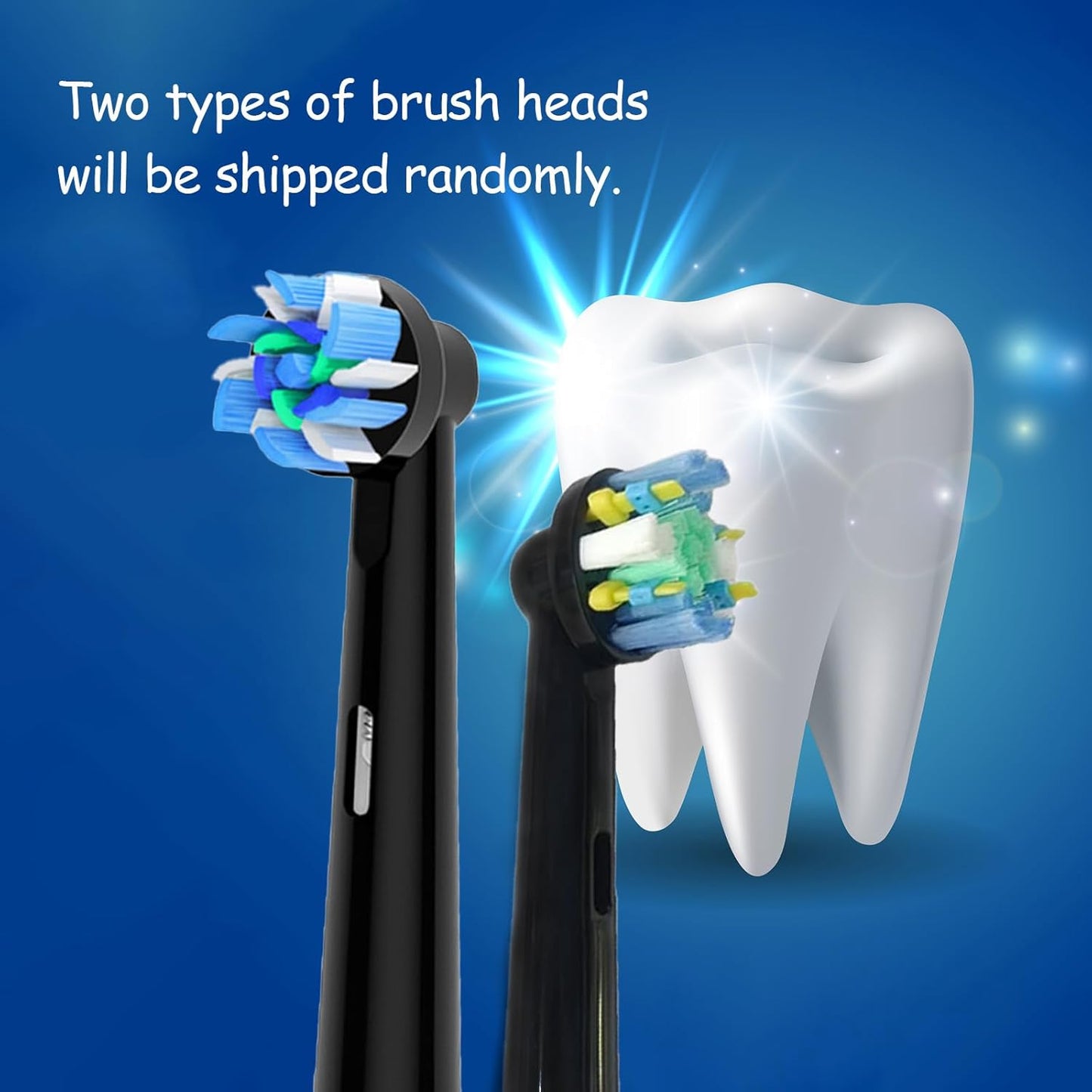 Replacement Heads Compatible with Oral B Braun,16-Pack Professional Electric Toothbrush Heads Brush Heads Compatible with Oral B, Replacement Heads Refill 7000/Pro 1000/9600/500/3000/8000