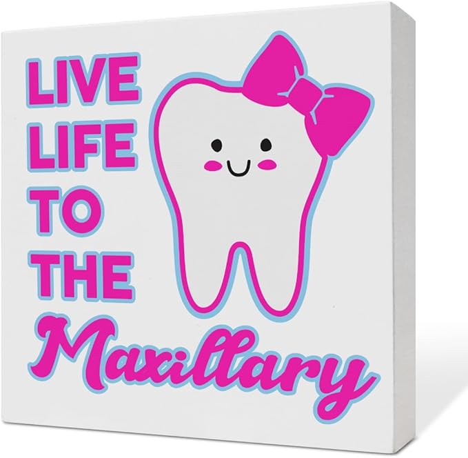 Dentist Gifts for Women Men Doctor, Gifts for Dentists Dental Assistant Student, Dental School Graduation Hygienist Gifts, Dental Decorations for Office Room Desk, Dental Office Desk Decor, Maxillary