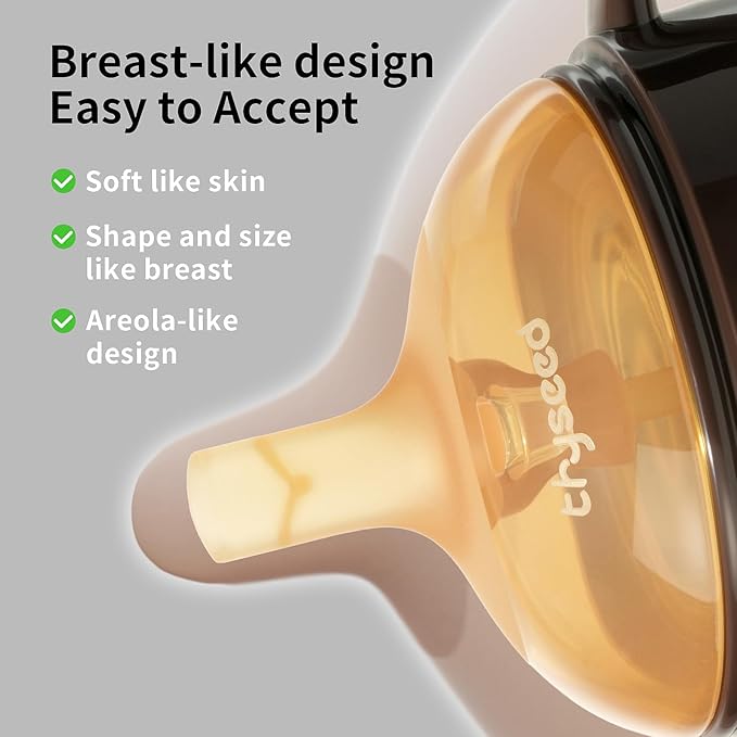 thyseed PPSU Weighted Straw Cup with Handles Toddlers Transition Bottles to Sippy Cups No Spill Learner Milk Water Baby Bottle Soft Silicone Spout Dishwasher Safe BPA Free 6+ Months 10oz/300mL 1 Pack