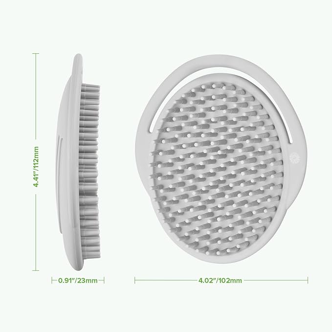 haakaa Baby Cradle Cap Brush - Soft Cradle Cap Comb| Hair Scalp Massager, Soft Bristles for Newborns & Toddlers,Ideal Baby Shower Gifts for Mum - 1pk