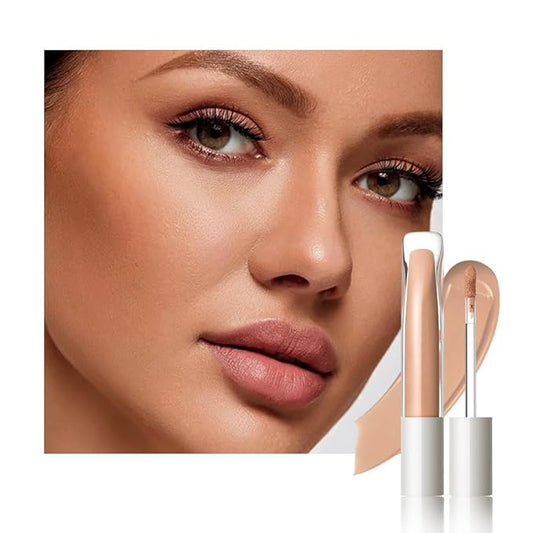 Kaely Liquid Concealer for Older Women, Under Eye Brightener Full Coverage Concealer for Dark Circles, Color Correcting Foundation Face Makeup Waterproof, Vegan & Cruelty-Free, 09 Rich
