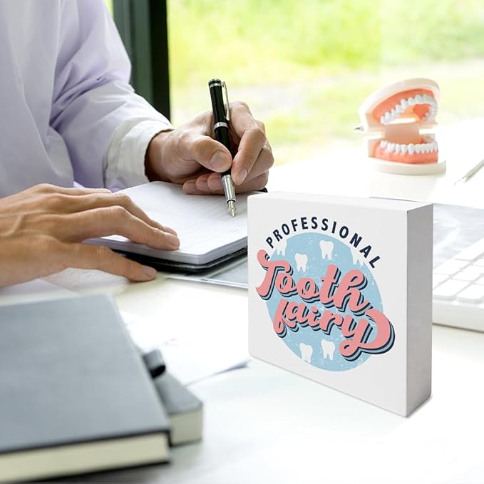 Dentist Gifts for Women Men Doctor, Gifts for Dentists Dental Assistant Student, Dental School Graduation Hygienist Gifts, Dental Decorations for Office Room Desk, Dental Office Decor, Tooth Fairy