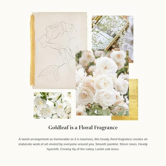 Thymes Hand Wash Refill - Lightly Scented Liquid Hand Soap for Bathroom and Kitchen Refill - Moisturizing Formula with Natural Ingredients (Goldleaf, 24.5 fl oz)