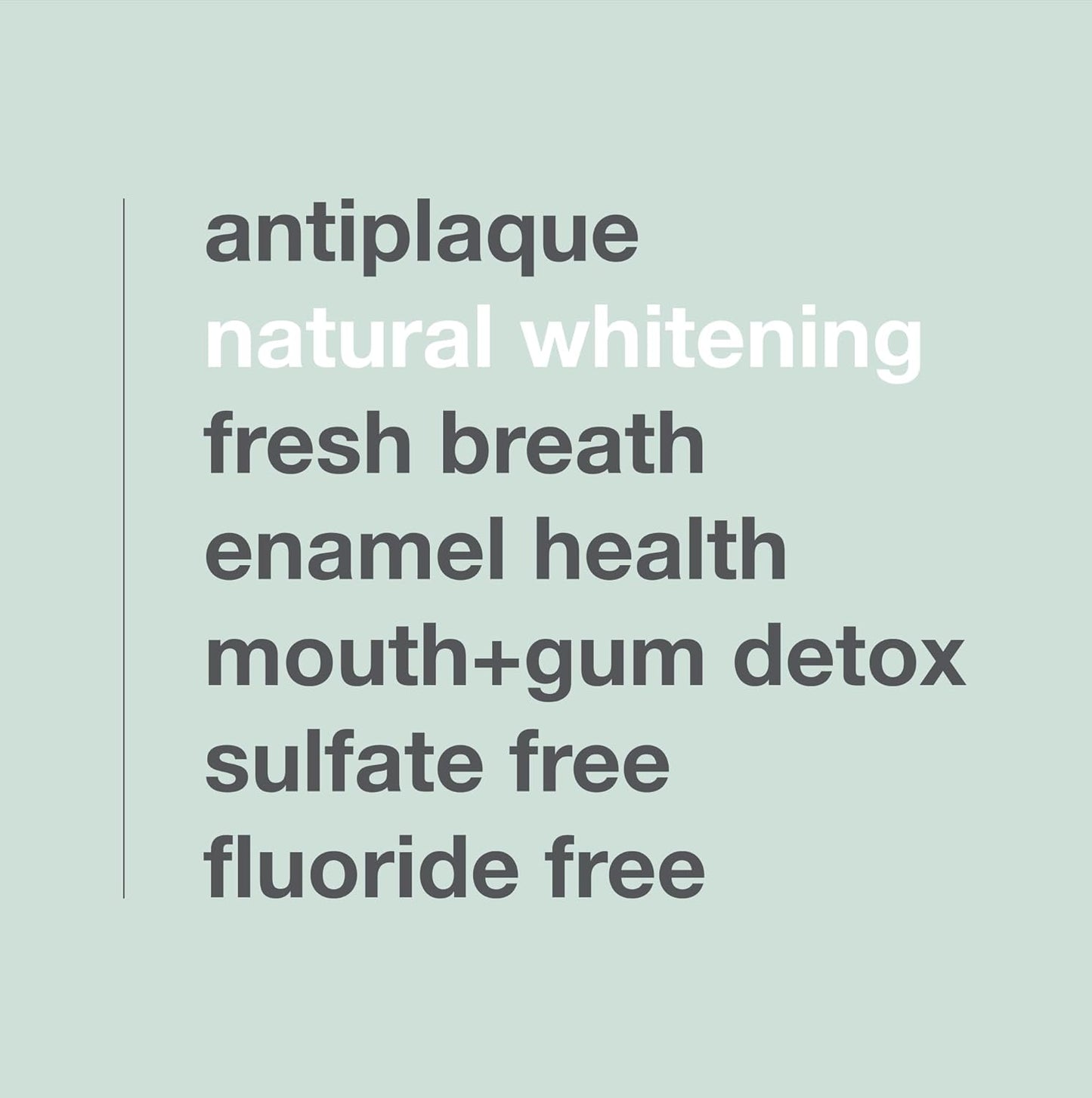 Davids Charcoal Toothpaste for Enhanced Teeth Whitening, Peppermint, Antiplaque, Flouride Free, SLS Free, Enamel Safe, Recyclable Metal Tube, 5.25oz