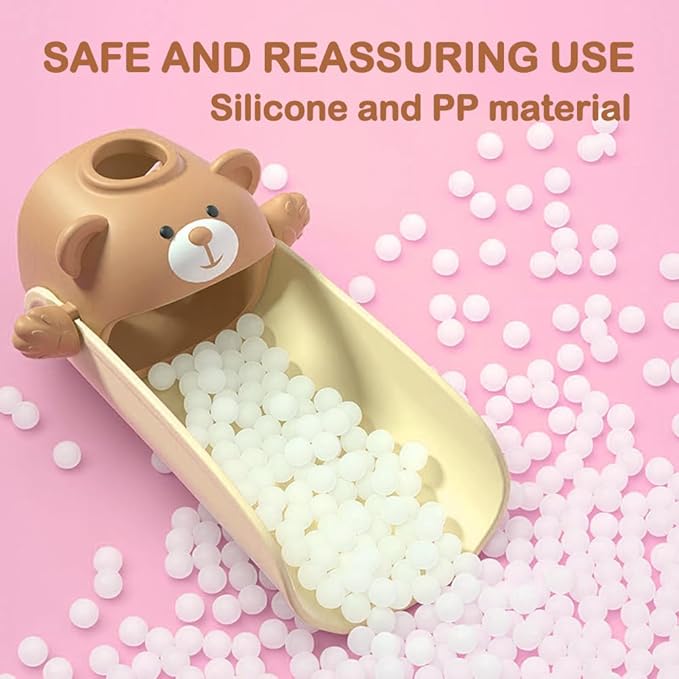 DLUCKY Faucet Extender for Sink Easy Use Sink Faucet Extenders with Temperature Sensitive for Toddlers, Kids Hand Washing Faucet Extension for Bathroom Sink, Kitchen, Brown