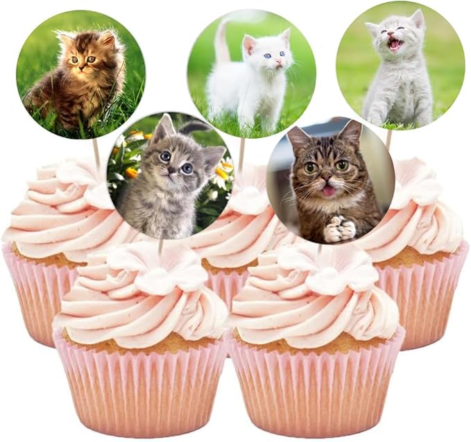 Cat Stickers for Kids Teachers 1.5 Inch 600Pcs Cat Stickers for Kids Birthday Party School Reward Giveaways