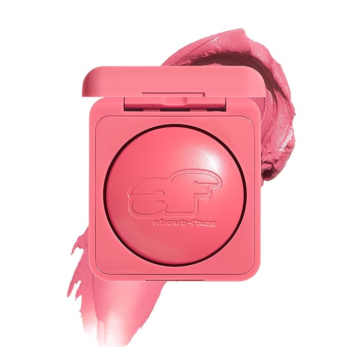 about-face Cheek Freak Blush Balm – Buildable Cream Blush with Hyaluronic Acid & Meadowfoam Seed Oil – Vegan, Cruelty-Free, Clean Beauty – 0.35 oz (Laid – Cool Pink)