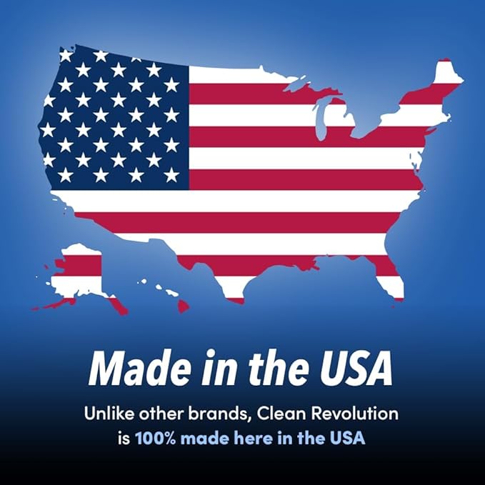 Clean Revolution Liquid Gel Hand Soap, Silky Rich Liquid, Quick Lather, Fast Rinsing, Contains Real Essential Oils (Natural Lavender) 128 Fl Oz