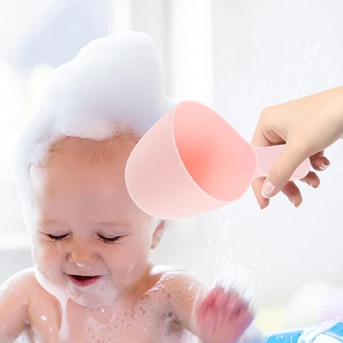 3pcs baby water scoop shampoo ladle bathing water ladles bath dipper water scoop ladle shampoo rinse cup hair bath rinse cup bath spoon take a bath shampoo spoon plastic child