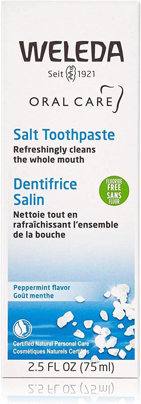 Weleda Natural Salt Toothpaste. 2.5 Fluid Ounce (Pack of 3)
