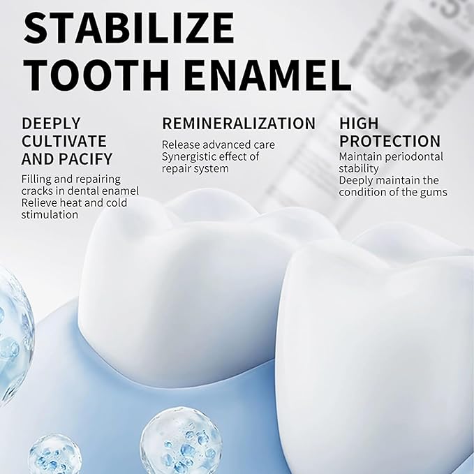 2PCS 7.5% Hydroxyapatite Toothpaste for Advanced Enamel Protection,Appropriate for Sensitive Teeth,Gentle and Effective Formula,Fresh Mint,4.23 oz