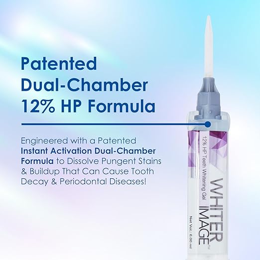 Deluxe Teeth Whitening Syringe Refill to Eliminate Teeth Discoloration While Fighting Plaque Bacteria, Teeth Whitening Set for A Stronger Enamel