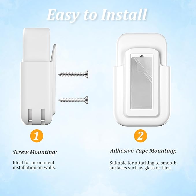 Timer for Kids Brushing: 2 Minutes Teeth Brush 20 Seconds Hand Washing 5 Min Toilet 15 Min Shower, Time Management Tool for Children - 2pcs White