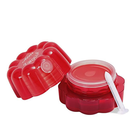 Lip Jam Pudding Pot - Multi-Use for Lips & Cheeks, Plumping & Non-Sticky Lip Gloss, Glossy Finish, All-Day Wear, Non-Drying & Blendable Formula, Natural Lip Tint and Cream Blush (0.12 fl.oz)