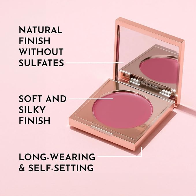 Lawless Pinch My Cheeks Soft-Blur Cream Blush - Duchess - Premium Blush with Natural Ingredients to Re-Energize and Protect the Skin While Imparting a Soft, Cloudy Finish - 0.18 oz