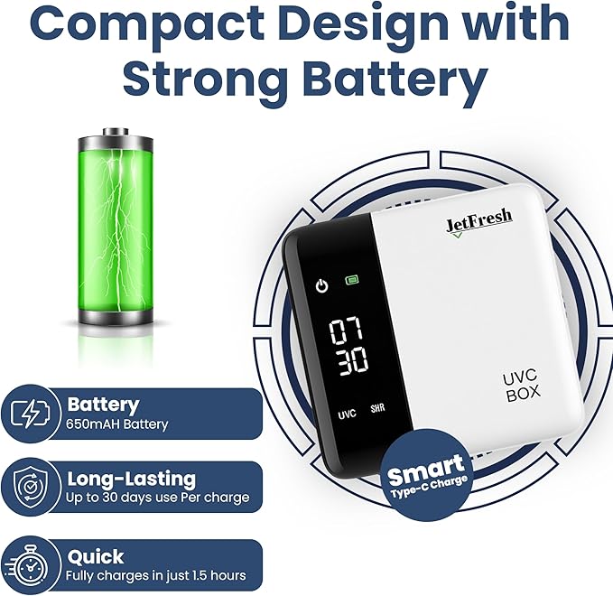 UV Toothbrush Sanitizer Holder & Cleaner with LED Clock Display & Hot Air Drying – Wall-Mounted UV Tooth Brush Holder for Bathroom Decor, Travel Use, Rechargeable Portable Design, Fits All Brushes