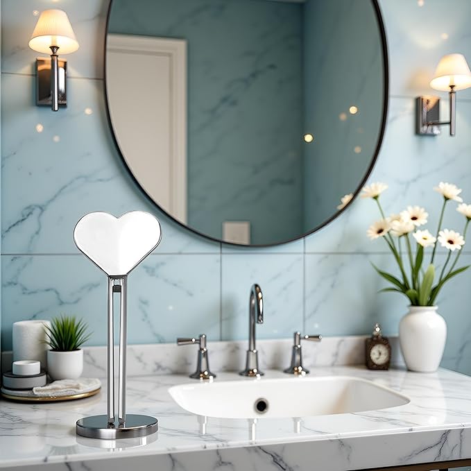 Silver Metal Manual Toothpaste Squeezer Heart Stainless Steel Dispenser Tube Squeezer Hand Cream Tube Key Roller Set Bathroom Accessories, Daily Living Tube Squeezing Aids, Tube Squeezers