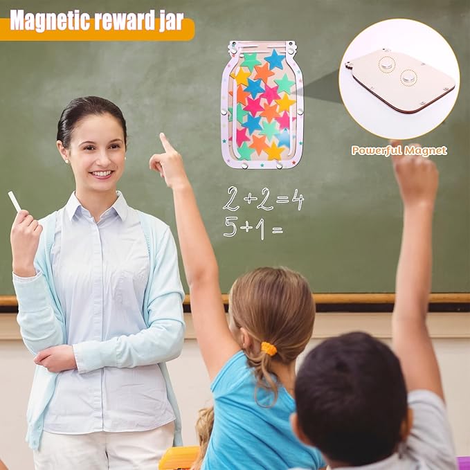 Magnetic Reward Jar,Personalized Reward Jar,Classroom Reward Jar,Kids Reward Jar