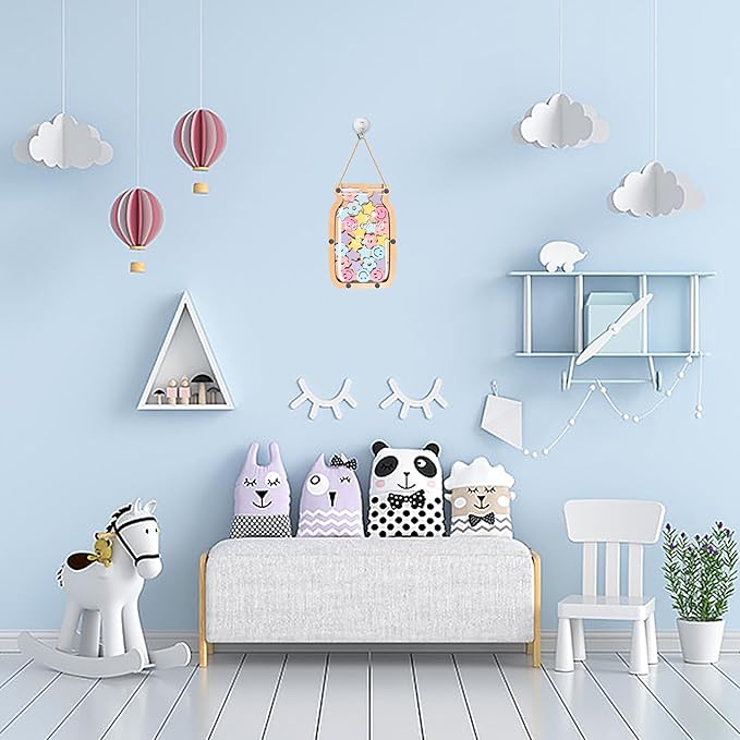 Personalized Stars Reward Jar Magnetic Reward Jar, Classroom Reward Jar for Kids, Jar Reward System Behavior Chart for Kids Incentive Chart for Classroom (Star+Smile+Flower)