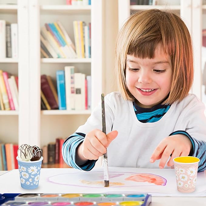 Lamosi 400 Pack Paper Cups 8 oz, Disposable Coffee Cups for Office, Party, Home, Travel, Paper Coffee Cups 8 oz for Hot Cold Beverages, Juice, Tea, Water