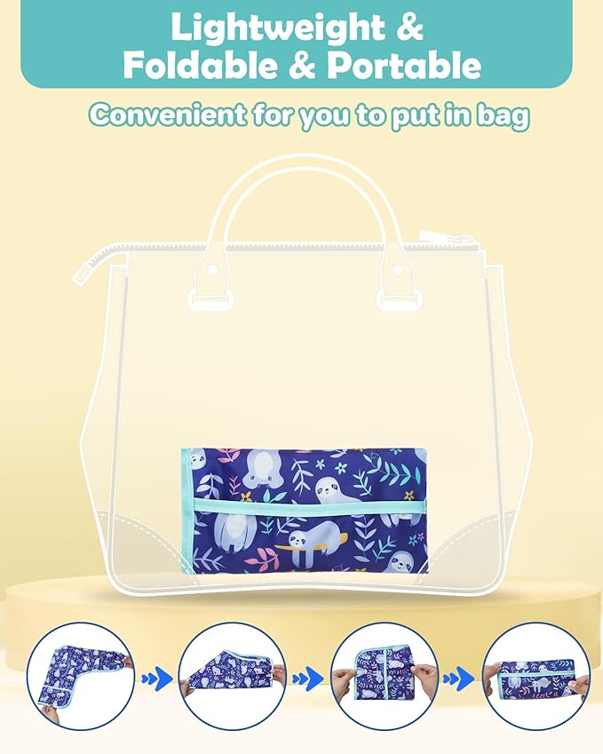 Lictin 3 Packs Baby Bibs for Boy or Girl, Cute Long Sleeve Bib, Waterproof Bibs for Toddlers,Adjustable Closure Baby Smock, Mess Proof Baby Bib, 6-24 Months Reusable Infant Baby Bibs