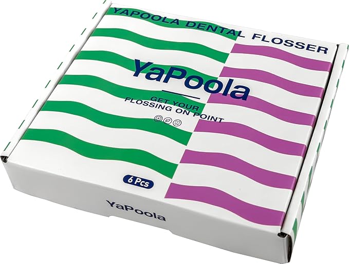 Design Colorful Floss Holder Reusable Dental Floss Handle Adults and Kids NO-Waste Floss Picksfloas Holder Flosser (PinkBlueGreenYellowPurpleLightpink)