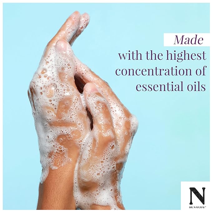 Dr. Natural 3-in-1 Tear-Free Baby Plus Kids Soap - Head-to-Toe Baby Soap and Shampoo - Sensitive Skin Moisturizing Body Wash - Lavender - 16 oz