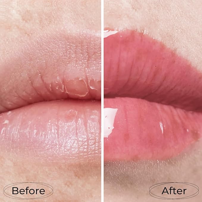 Lamel Hydrating Lip Oil LET`S GLAZE - Lip Gloss Flavoring Oil - Fat Oil - Hydrating Lip Oil Treatment - №401 Marshmallow