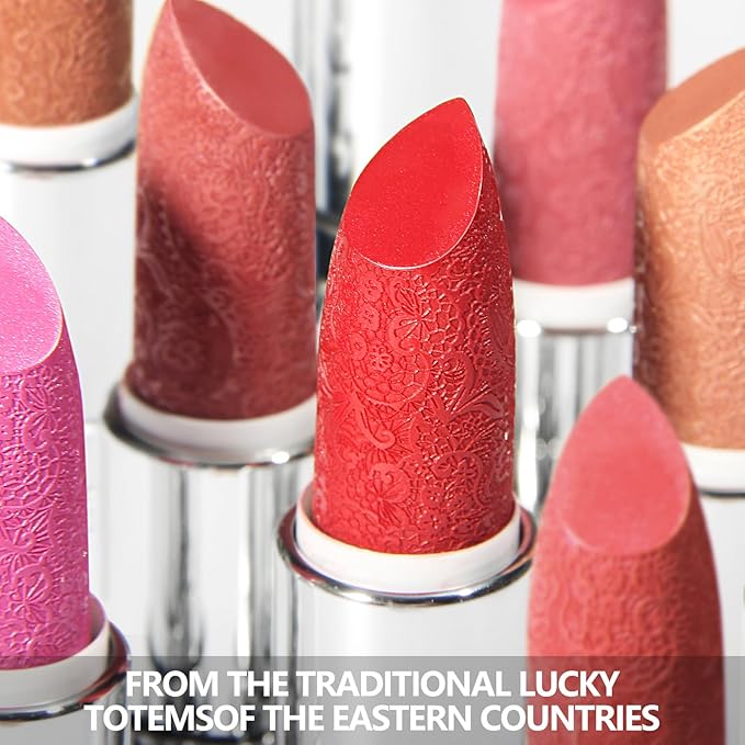 Anglicolor Glitter Gold Lipstick,High Impact Lipcolor Moisturizing Creamy Formula Smooth and Non-Sticky,Metallic Lipstick For Women,Full-Coverage Lip Color(10 SAHARA GOLD, 4g)