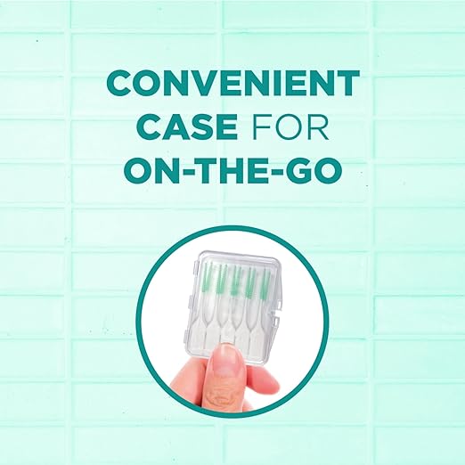 GUM Soft-Picks Original, Easy to Use Dental Picks for Teeth Cleaning and Gum Health, Disposable Interdental Brushes with Convenient Carry Case, Dentist Recommended Dental Picks, 270 Count