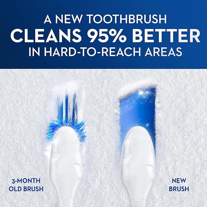 Oral-B Charcoal Toothbrushes, Medium 2ct (Pack of 2)