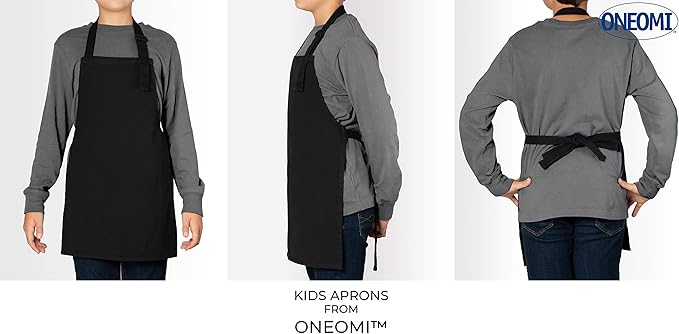 Kids Apron, Medium, 100% Cotton With An Adjustable Strap to fit All Ages