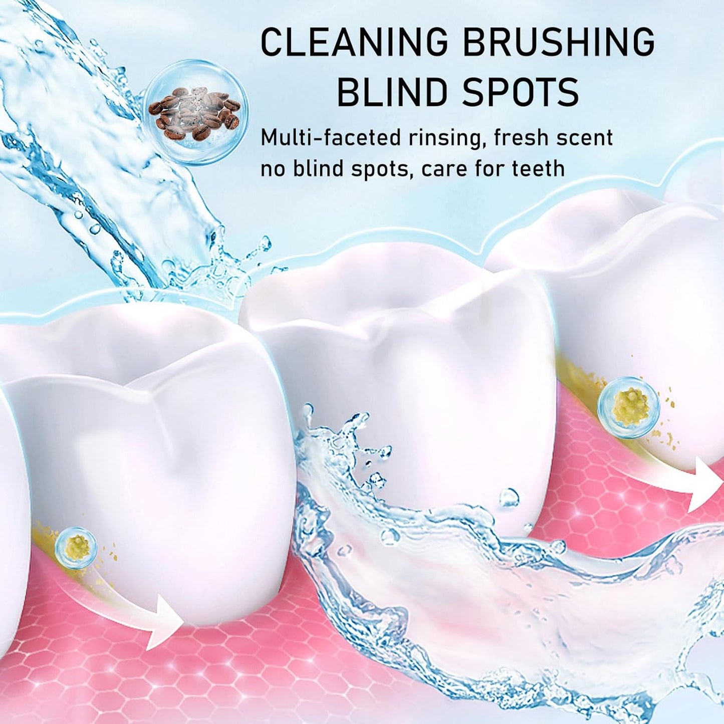 Mini Mouthwash Travel Size,Coffee Flavor Portable Individual Travel Mouth Wash for Fresh Breath, Refreshing Long Lasting Gentle Oral Care Mouthwash Packs(Pack of 20)