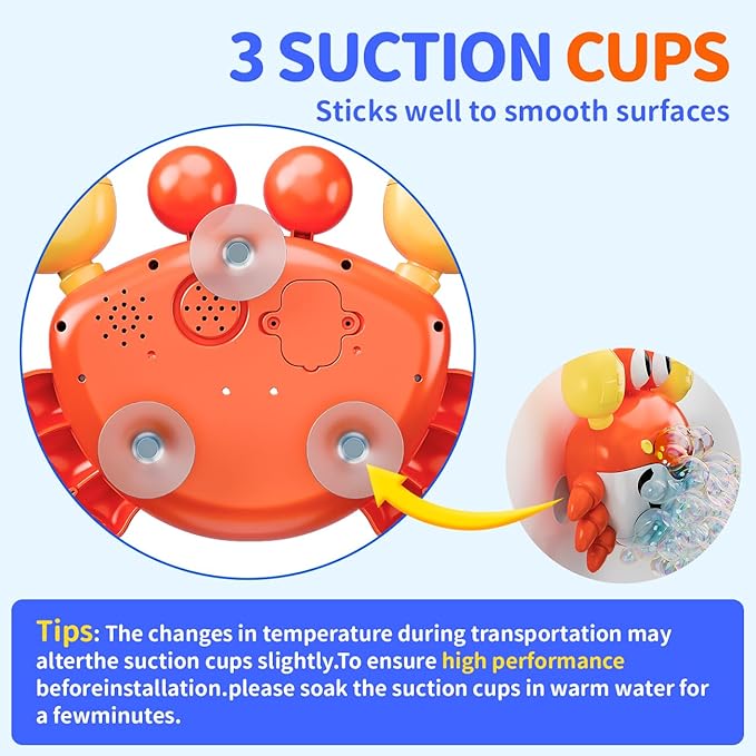 Bath Toys for Kids Ages 1-3: Bath Bubble Machine with 12 Music - Bath Toys Toddlers 2-4-8 Bathtub Bubble Maker - Bath Toy for Babies 12+ Months