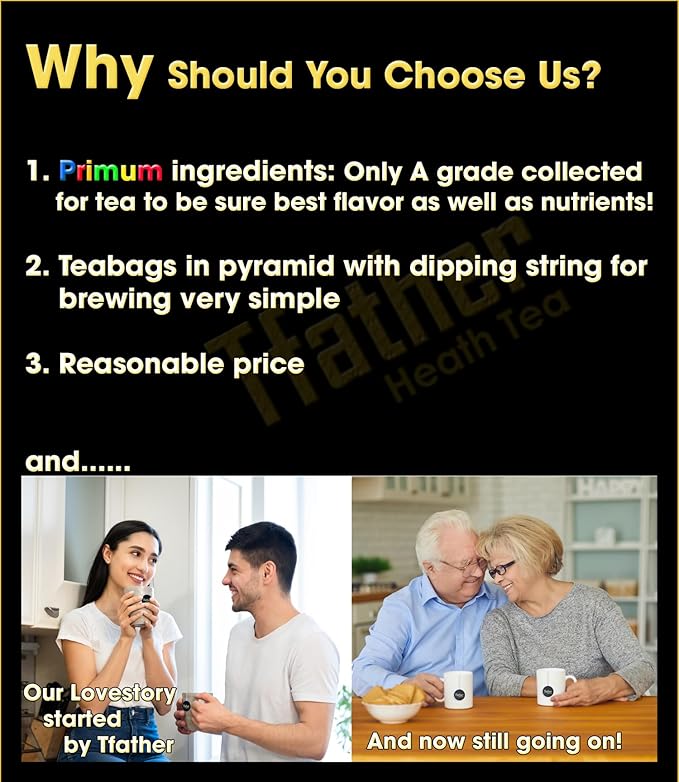 Turmeric Ginger Cinnamon Tea Bags Pyramid with String - Warm Body for Cold Relief, Protect Teeth Oral, inflammatory & Digestive Support - Natural Ingredients, No Additives, No Sugar