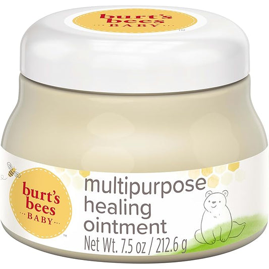 Burt's Bees Baby 100% Natural Multipurpose Ointment, Face & Body Baby Ointment – 7.5 Ounce Tub