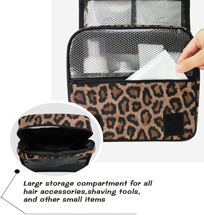 senya Hanging Travel Toiletry Bag Kit Makeup Case Cosmetics Organizer for Men Women