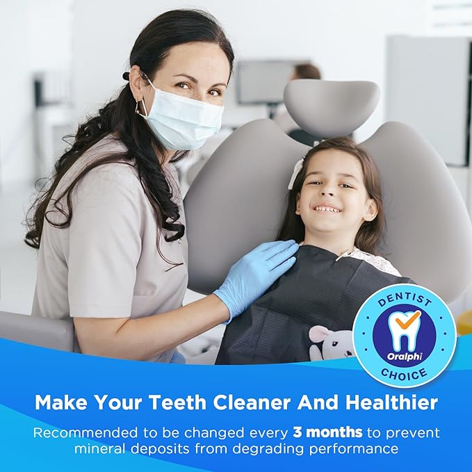 Replacement Tips for Waterpik, Water Flosser Replacement Heads Parts for Waterpik Oral Irrigator (6 Tips Different & Storage Case Bundle)