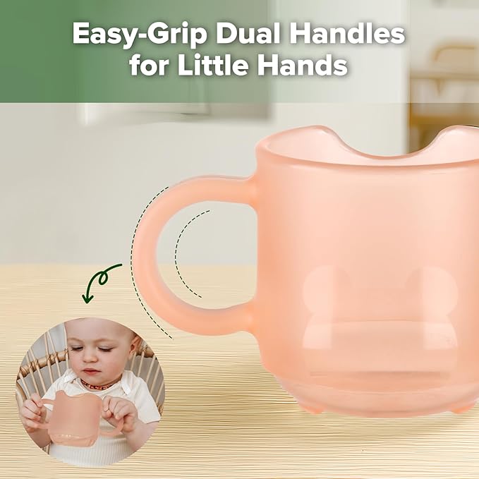 haakaa Silicone Baby Training Cup, Toddler Learning Open Cup for Baby 6 Months+, Drop-Proof BPA Free, 5 Ounce