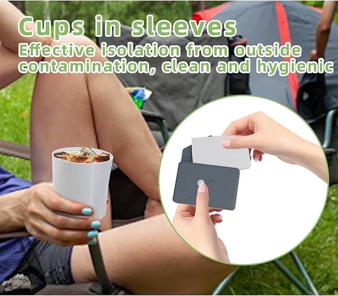 Collapsible Silicone Folding Cup for Camping & Travel – Portable, Leak-Proof, Compact Drinking Cup for Coffee, Water, Hiking – Lightweight & Space-Saving Design