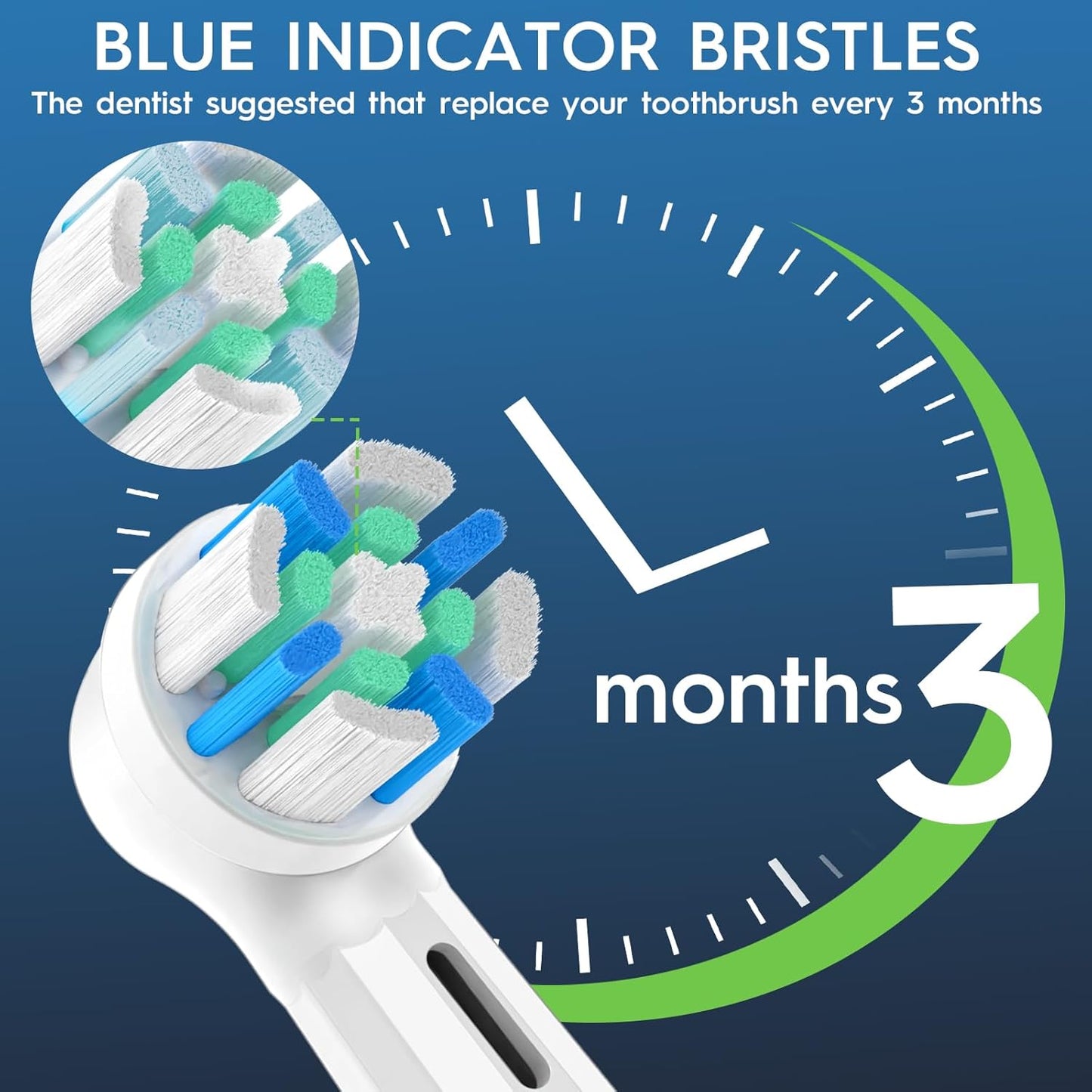 8 PCS IO Replacement Heads Compatible with Oral B IO 2/3/4/5/6/7/8/9/10/Deep Clean Series Electric Toothbrush, Brush Heads Compatible with Oral B IO for Teeth Cleaning (White)