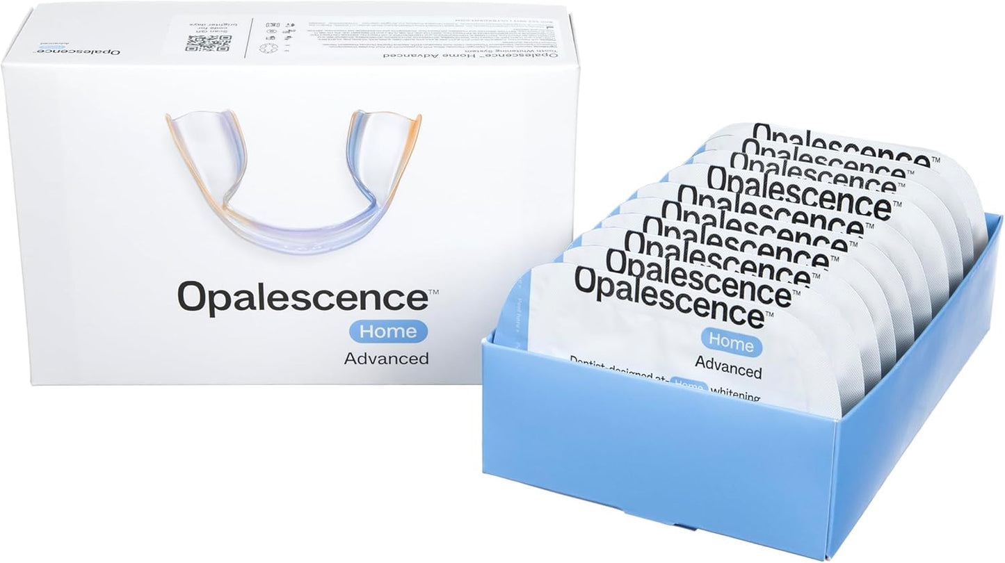 Opalescence GO Home Advanced Teeth Whitening Trays 15% (10 Treatments) Hydrogen Peroxide PF Whitening Prefilled Kit - Developed by Leaders in Professional Whitening 5822-T