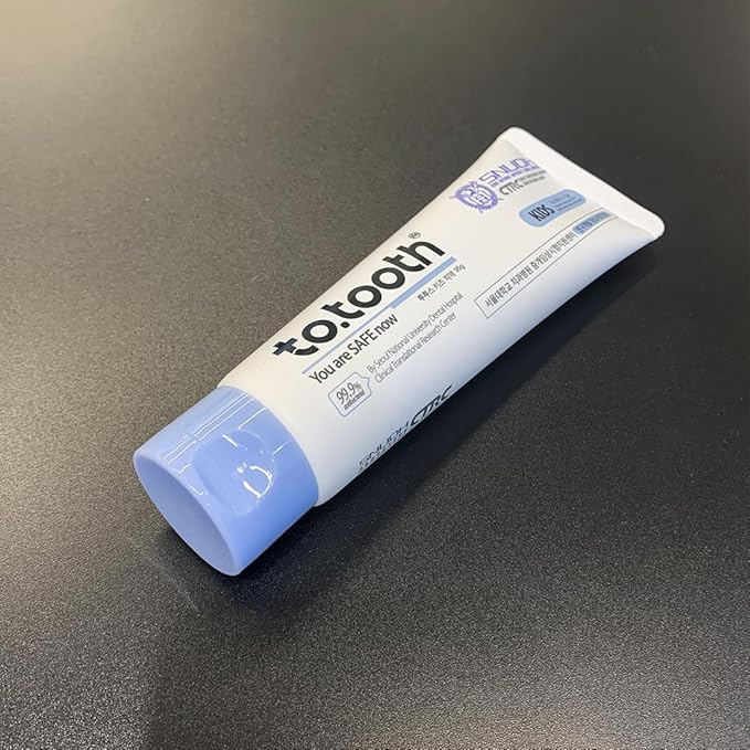 Generic totooth Kids Toothpaste 3.35oz – Fluoride-Free, Natural Ingredients, Gentle Foaming, Safe if Swallowed, with Fennel Herb Oil