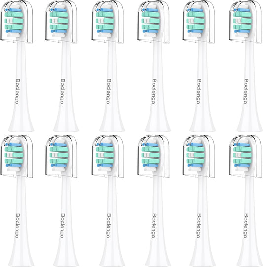 Replacement Toothbrush Heads for Philips Sonicare Replacement Heads C2, Electric Replacement Brush Head Compatible with Phillips Sonicare C2,for Philips Sonic Care Electric Brush,12 Pack