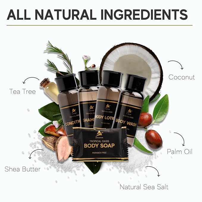 200 Piece Hotel Soap & Bulk Toiletries - Hotel Essentials for Guests - Hotel Shampoo & Conditioner Supplies for Guests, Hotel Toiletries Bulk Set, Hotel Soaps & Toiletries Bulk, Hotel Amenities Bulk