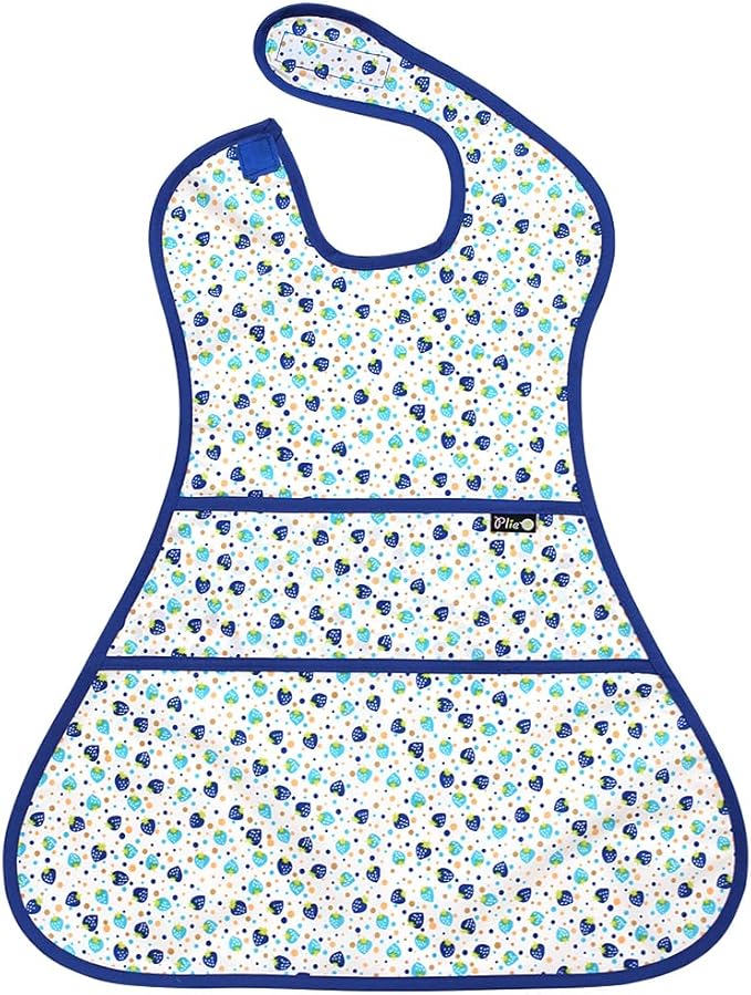 Full Coverage Waterproof Feeding Bib for Toddlers – Extra Long Apron Bib for Mealtime, Self-Feeding, High Chairn